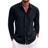 Camicia a maniche lunghe da uomo con colletto button-down   Camicia Camicia a maniche lunghe da uomo