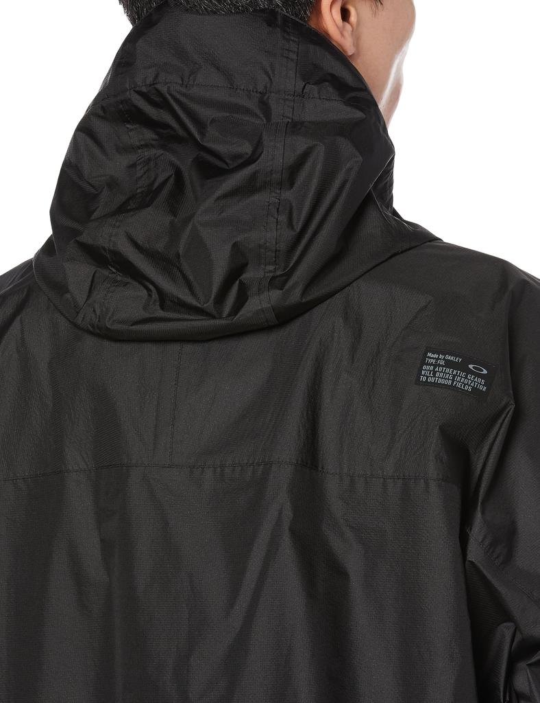 OAKLEY FGL 2.5L CLASS C LONG ANORAK 1.0 Waterproof Jacket Blackout S-Size FOA405105