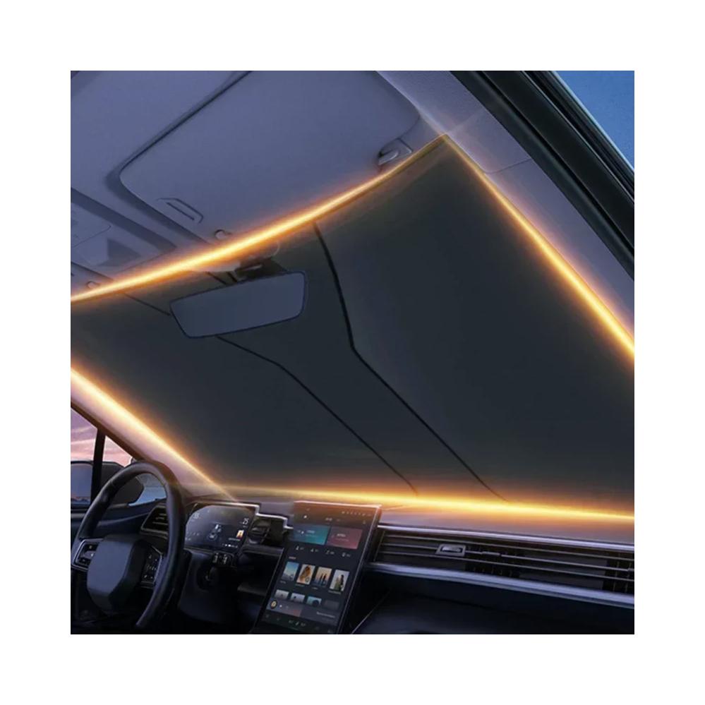 Car Front Window Sunshade Cover Sun Shade Windshield Visor Windscreen Folding Auto UV Protection Curtain Styling Accessories