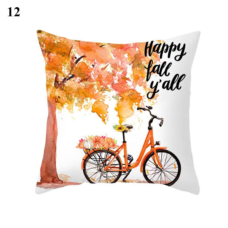 Halloween Pillow Case Linen Sofa Pumpkin Ghosts Cushion Cover Home Decoration Pillowcases Housse De Coussin Throw Pillow Cover