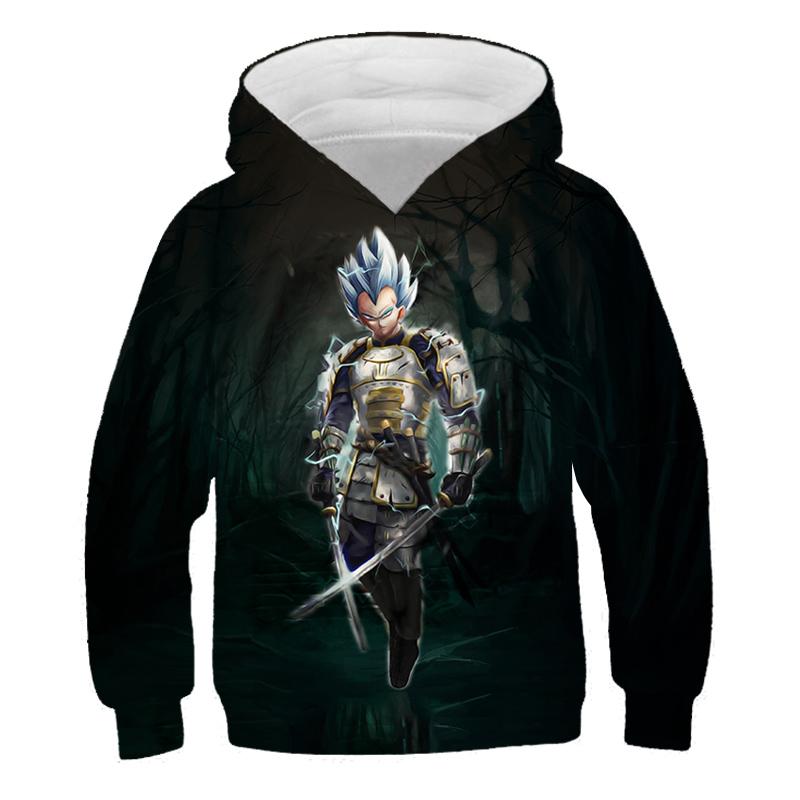 2025 Barn Japansk Anime Super Dragon Ball Pullover Super Goku 3D-trykk Gutt Streetwear Mote Genser Casual Dragon Ball Kul Hettegenser