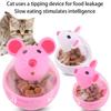 Pet Feeder Cat Toy Mouse Rolling Food Dispenser Bowl with Leakage Feature Funny Training Play Tool And Cats Pet Supplies