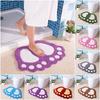 Absorbent Foot Nonslip Shape Bath Bathroom Bedroom Floor Shower Soft Mat Rug