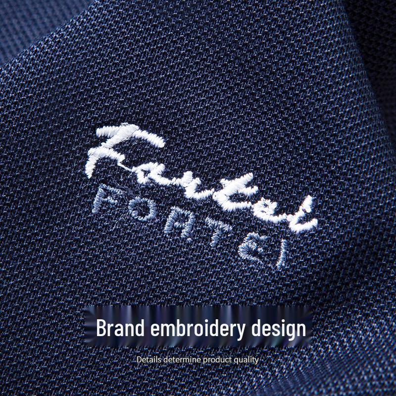 FORTEI Herren Polo-Shirt aus Seide-Leinen-Mischung, antibakteriell