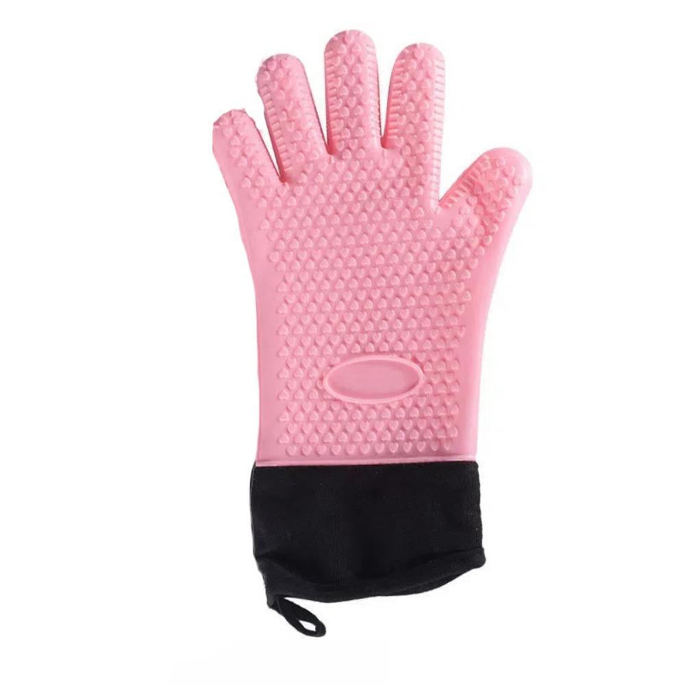 Heat Resistant Baking Gloves Double Layer Kitchen Gloves Baking Utensils Oven Gloves  Home