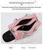 Waterproof Travel Bag with Logo, Large Capacity, Dry/Wet Separation, Shoe Compartment, Lightweight for Business Trips and Fitness.