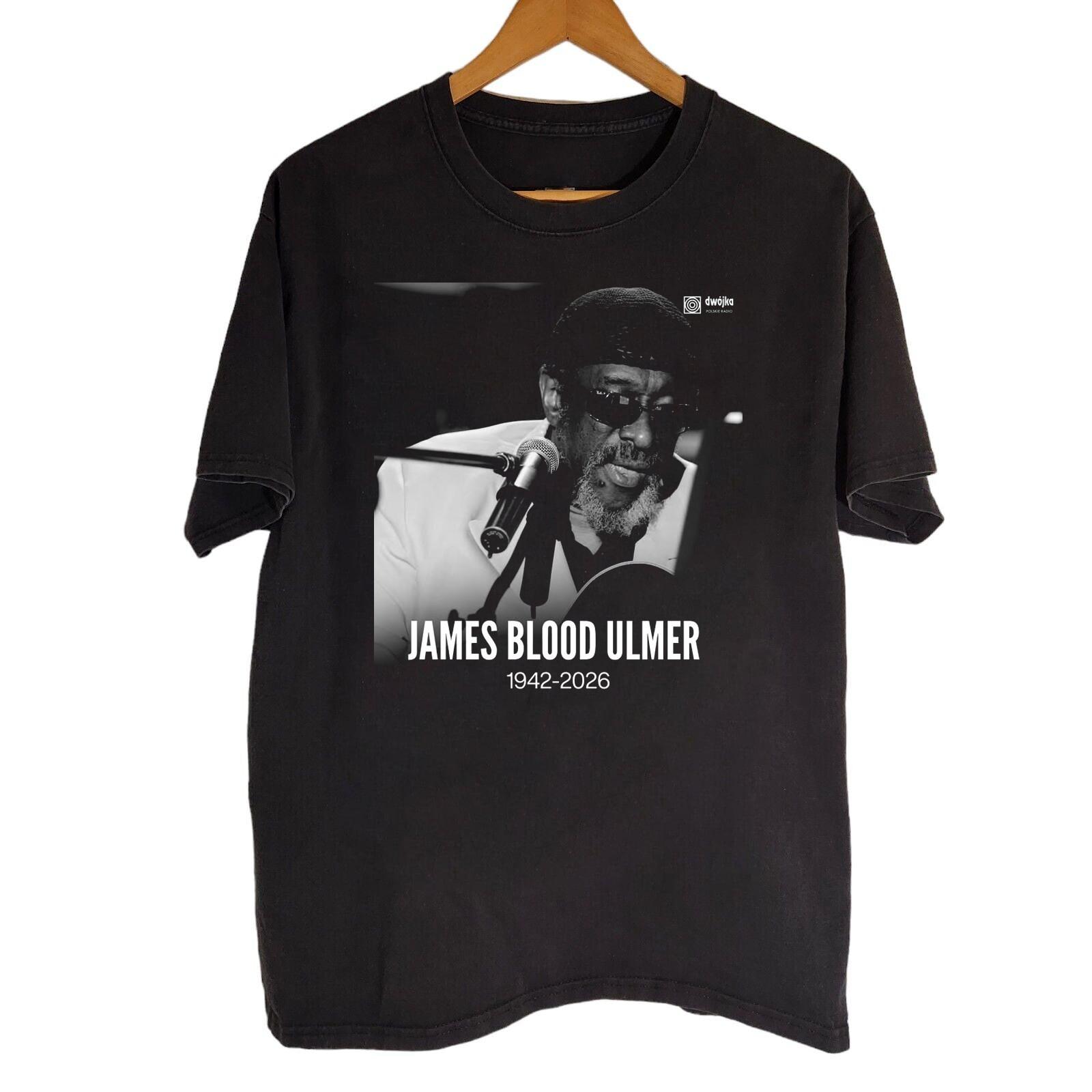 James Blood Ulmer Black Cotton Shirt S-5XL L729 M