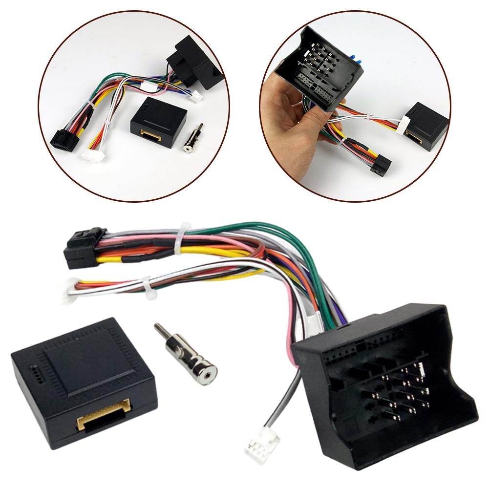16 Pin Wiring Harness CAN Bus Decoder 16P  CarHead Unit Cable For Ford