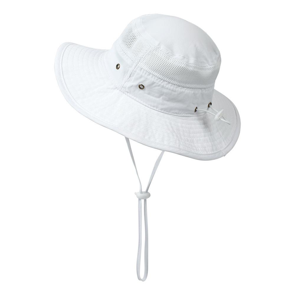 UV Protection Children's Mesh Bucket Hat Adjustable Beach Playing Hat  for Boys & Girls