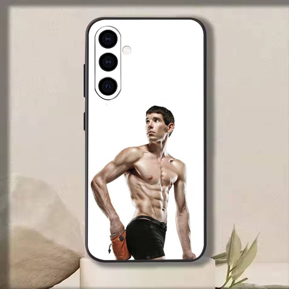 Alex Honnold Phone Case For Samsung Galaxy A73,A72,A71,A70,A53,A52,A51,Soft Silicone Black Cover