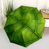 1 PC Automatic Folding Umbrella -Slices of plantsPattern,Portable & Foldable Design with 8 Ribs,Christmas Birthday Gifts