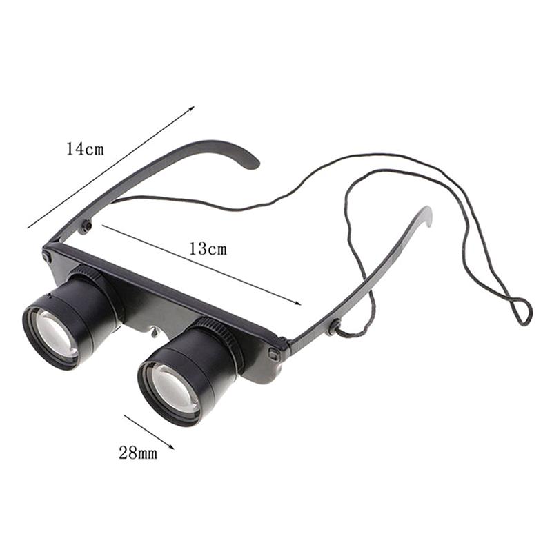 1Pcs Fishing Glasses 3X28 Anti-Glare Increase Clarity Magnifier Glasses Style Outdoor Fishing Optics Binoculars Telescope Newest