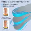 Custom Insoles for Flat Arch 3D Shock Foot for Standing Feet, Support, Design, Absorption, Support, Work, Walking, Sports, Running, Men's & Women's
