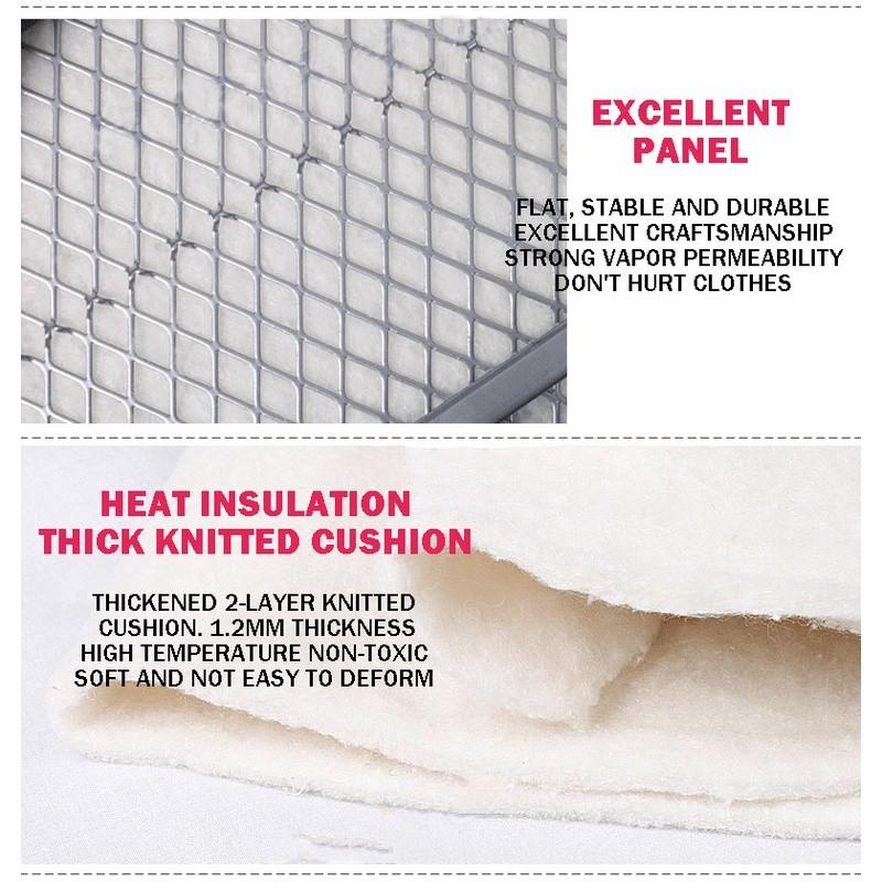 Household Portable Iron Rest Foldable Standing Ironing Board Multi Height Adjustable Premium Board Cover