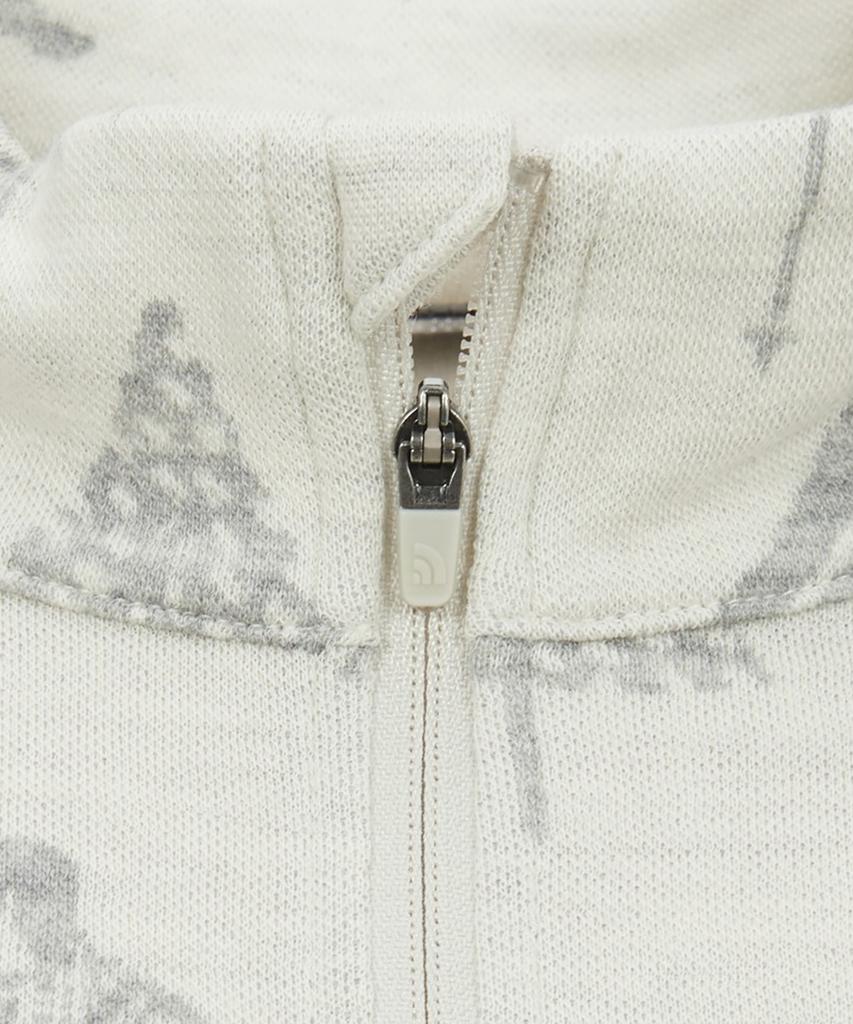 Noseupeiseu Nt7Ar69B Men'S Veil Zip Sweater White