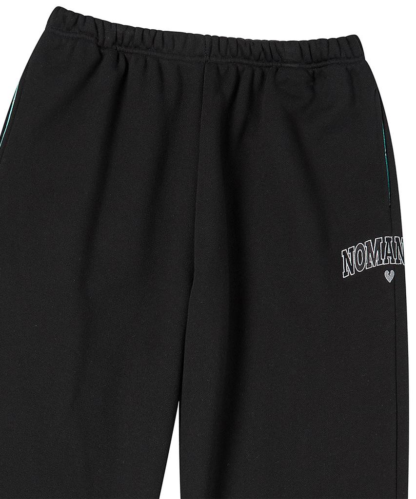 BEYOND CLOSET Nomantic Heavyweight Jersey Pants With Unique Pocket Detail Black