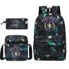 Zaino Katseye con Stampa K-Pop Borsa a Spalla Astuccio Set da 3 Pezzi Set Multifunzionale per Scuola e Viaggio