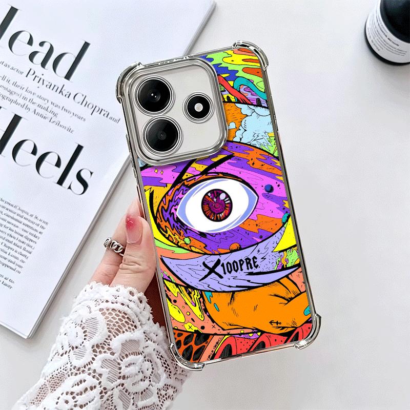 Bad Bunny X100pre Plating Phone Case For Xiaomi Redmi Note 14 15 Pro Plus 13 12 11 11S 11T 10 9S 9 5G Anti-Fall Airabag Cover