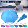 Foldable Outdoor Umbrella Hat Women Men Fishing Headwear Sun Cap Camping Fishing Headwear Cap Beach Head Hats
