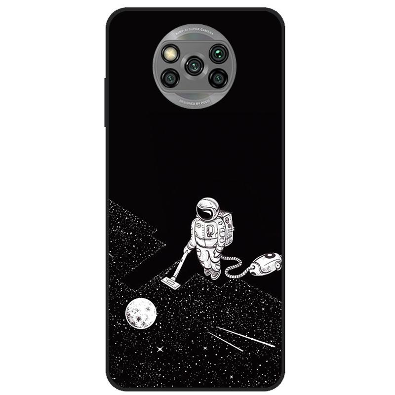 Para Xiaomi Poco X3 Pro Funda de silicona suave Lobo León Funda de teléfono para Poco X3 NFC Funda TPU negro Funda para Poco X 3 GT PocoX3 Pro