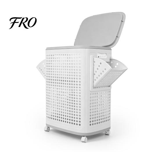 Laundry Basket with Lid, Large Plastic
