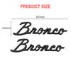 Bronco Decals Emblems 3D Nameplate Car Decal Logo Letter Sticker for Ford Bronco Sport 2022   4-Door