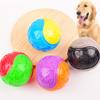 Squeaky Ball Dog Chew Toy TPR Interactive Toys for Dogs Teeth Cleaning Bite Resistance Pet Supplies for Home Outdoors Walking Traveling
