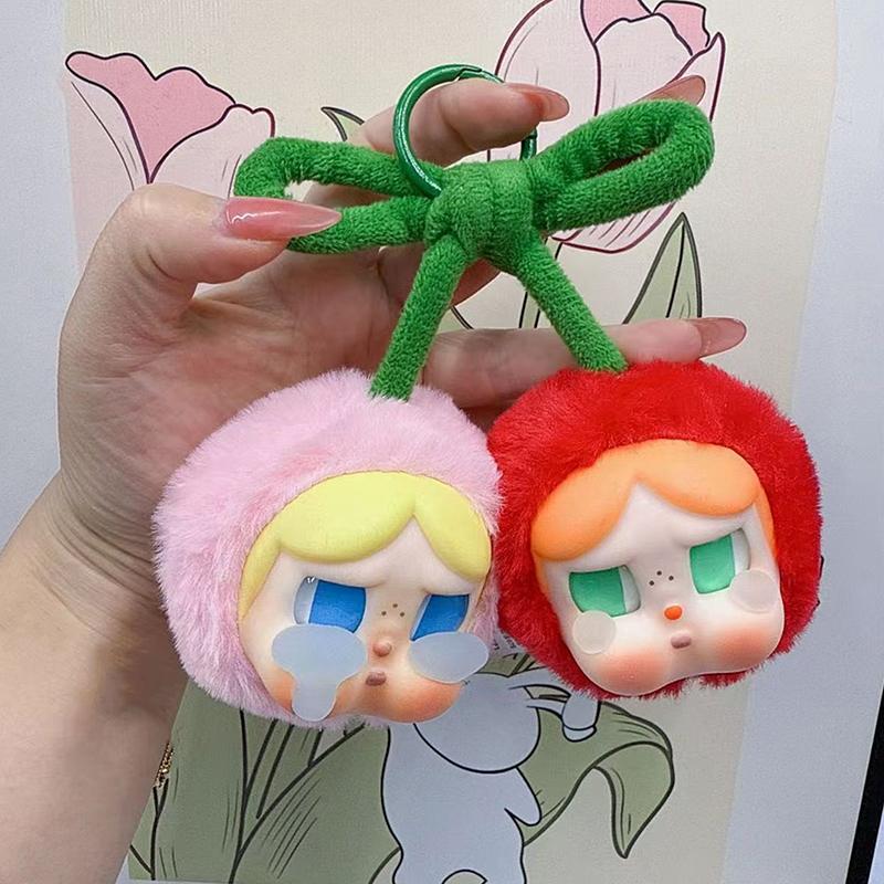 1 Piece High Quality Bag Keychain Crybaby Love You Cherry Much Series  Cute Plush Doll Pendant Fans Gift