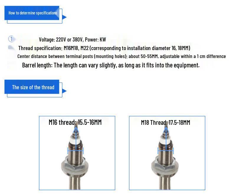 U-Shaped Electric Heating Tube, Irregular Stainless Steel Heating Element, Non-standard DZ
