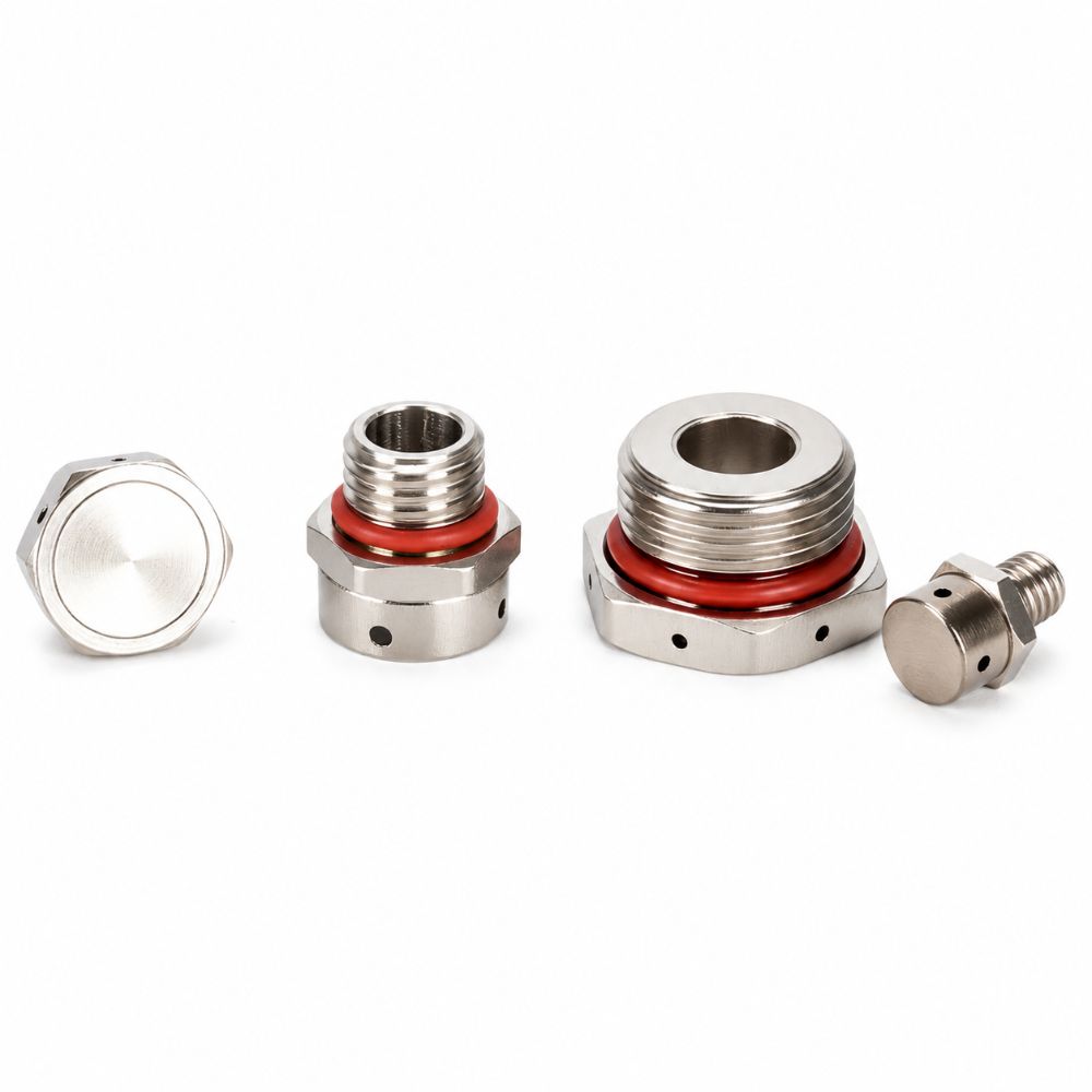 Durable Waterproof Vent Plug Nickel Plated Brass Pressure Balance Plug M1 M6 M8 M11 M11 M16 M18 M11 Safety Relief Valve