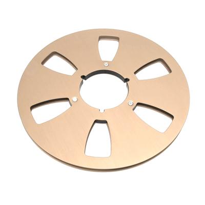 14 Carrete Receptor Vacío de 10.5 Pulgadas 6 Agujeros Aleación de Aluminio Pieza Universal para Máquina de Apertura Cinta de Sonido