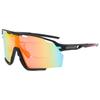 Unisex UV400 Anti-Glare Cycling Sunglasses with Colorful REVO Coating for Outdoor Sports
