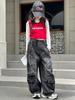 Girls' 2025 Spring & Fall Denim Overalls - Trendy Street Style for Young Fashionistas