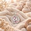 Stammbaum-Schwangerschaftsbola mit rosa Glocke