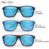 AirFly BM Sports Sunglasses Black Matte Frame Blue Mirror Lens Casual Sunglasses World Patent Japan AF-402 C-1 Nose-Padded - / - Outdoor, Camping,