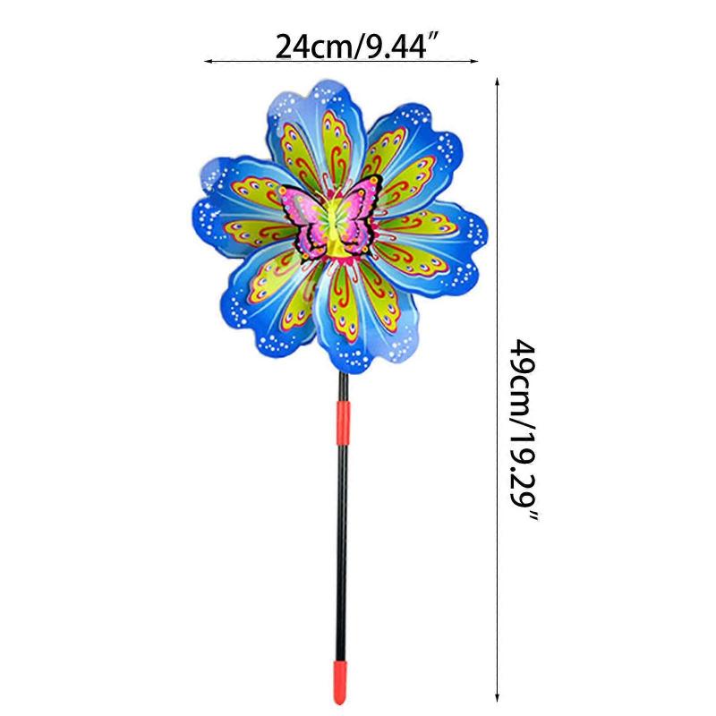 9.45x19.3in Garden Pinwheel Summer Outdoor Toys Yard Insect Windmill for Kids for Play Yard Garden Defender Toys for Fri