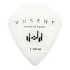 Musent Small Teardrop Picks Pack of Jazz Thick Polyacetal 30, Style, 1.5mm MSSMTDPK0015-WHT-30P