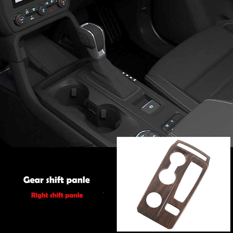 LHD RHD For Ford Ranger Wildtrak T9   2024 ABS Wood door handle bowl Central Screen trument Reading Light panle cover