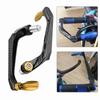 7/8inch Universal Aluminum Alloy Motorcycle Handlebar Brake Protector (Gold)