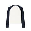 Anta Comfortable Breathable Patchwork Letter Round Neck Long Sleeve T-Shirt Women Tops Warm-Jade-White Su-Ma-Blue 162518402-1
