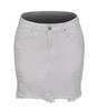 2022 Women's Tassel Ripped Stretch Denim A-line Wrap Skirt