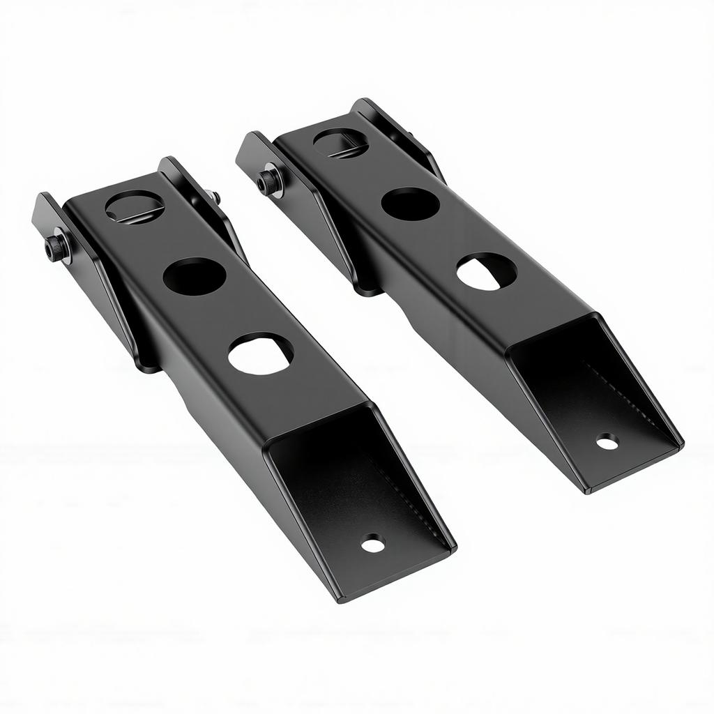 Heavy Duty Tailgate Hinges Set Reinforced Steel Tailgate Hinge Replacement for Jeep Wrangler TJ 1996 2006