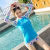 Women's Long Sleeve Split Wetsuit Rash Guard Set