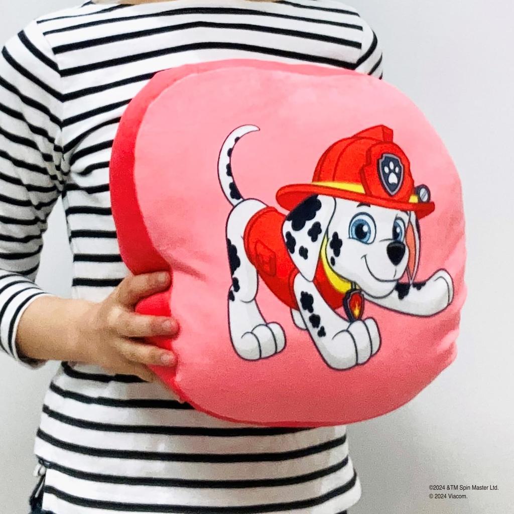 MORIPiLO Paw Patrol Body Pillow Soft and Soft to the Plush Nap Morishita Makura (Soft Die-Cut Cushion) Touch, Toy, Pillow, Red, 30x33x10cm, Character,