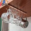 1/2/3Pcs Cup Mug Holder Utensil Rack Strong Load-bearing Easy To Install Multifunction Kitchen Under-Cabinet Sundries Organizer Storage Hanger
