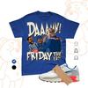 AM 90 Ultramarine Daaamn Friday, Streetwear Graphic Tee, Unisex Casual Tee, Sneaker Match Shirt and Kids Tshirt, Bella Canvas Color Blue