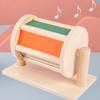 Wooden Sensory Rotating Drum Toy for Infants - Color & Cognitive Skills (21.5x12.7x16cm)