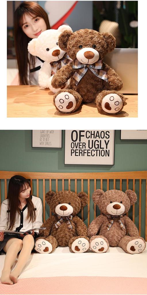 Cartoon Teddy Bear Plush Toy - Little Hugging Bear Soothing Doll - Birthday Gift for Girls