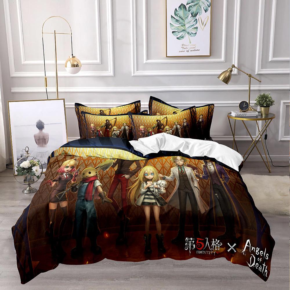 Fifth Personality Quilt Cover Bedding 3D Digital Printing Three-Piece Set