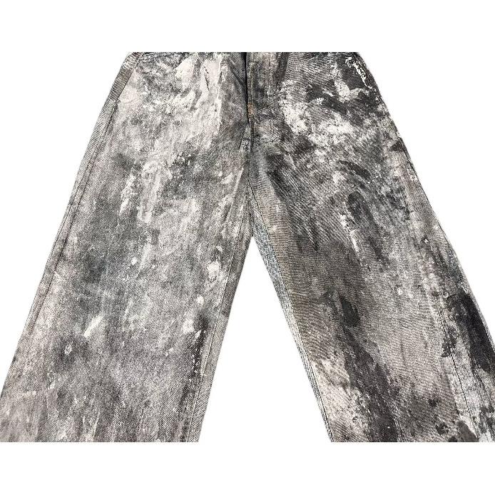 

Свободные повседневные брюки мужские корейские модные универсальные брюки широкие брюки длиной до пола M